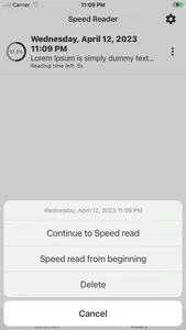 Speed Reader for Speed Reading screenshot 5