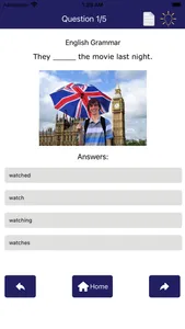 English Grammar Quiz screenshot 1