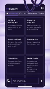 Cyber AI: Open up to Chat Bot screenshot 5