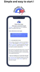 Umbrella Journal : Smart CBT screenshot 2