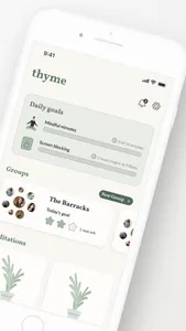 thyme: Meditate with Friends screenshot 1