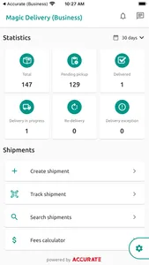 Magic Delivery Business screenshot 2