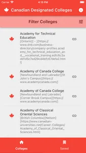 Canadian Designated Colleges screenshot 0