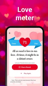 Love Tester: Real Love Test screenshot 1