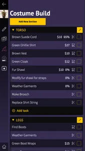 Cosplay Planner screenshot 4