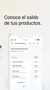 Banco de Bogota App Negocios screenshot 2