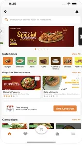 TasteE - Food Delivery screenshot 1