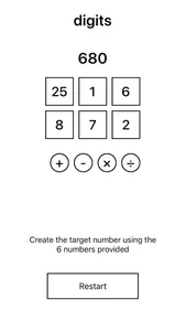 Digits, fun number game screenshot 1