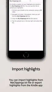 Kindle Clippings screenshot 2