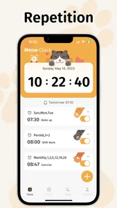 Meow Alarm Clock - Wake You Up screenshot 0