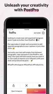 PostPro: IG Caption Editor screenshot 1