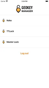 Geokey Manager screenshot 1