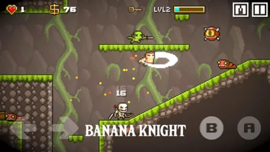 Banana Knight adventure retro screenshot 0