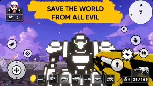 Doomsday pixel shooter 3d screenshot 6