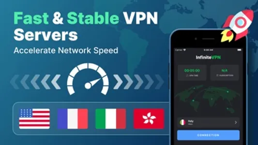 Infinite VPN: Fast VPN Proxy screenshot 1