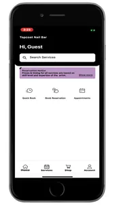 Topcoat Nail Bar Mobile screenshot 0