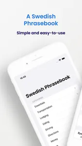 Swedish Phrasebook screenshot 0