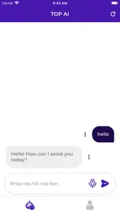TOP AI - Trợ lý du lịch ảo screenshot 2