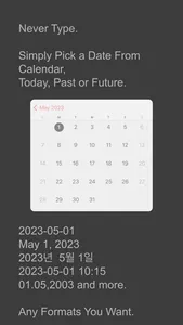 Date & Time Keyboard Pro screenshot 0