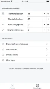 Odysys D3 Plantafel App v2 screenshot 2