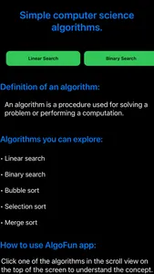AlgoFun screenshot 1