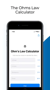 The Ohms Law Calculator screenshot 0