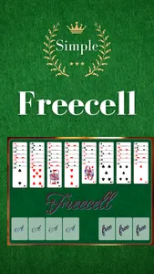 Simple FreeCell card game App screenshot 0