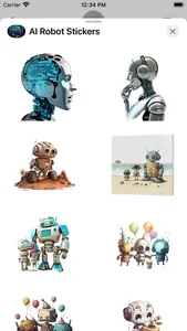 AI Robot Stickers screenshot 0