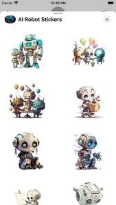 AI Robot Stickers screenshot 1