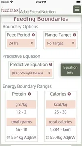 FeedRates - Adult Tube Feeding screenshot 3