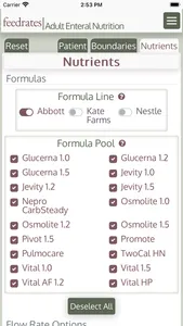 FeedRates - Adult Tube Feeding screenshot 4