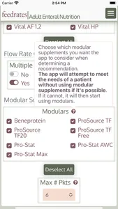 FeedRates - Adult Tube Feeding screenshot 5