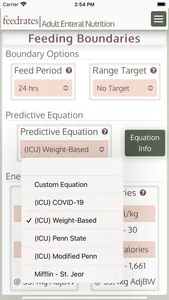 FeedRates - Adult Tube Feeding screenshot 6