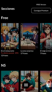 Historias en japones español screenshot 0