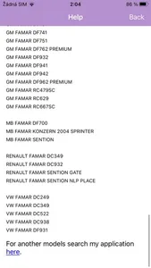 RADIO CODE for DELPHI FAMAR screenshot 3
