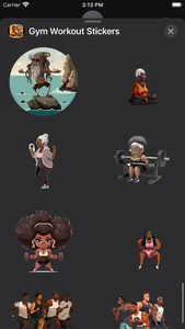 Gym Workout Stickers screenshot 4