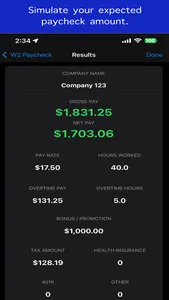 Paycheck Analysis Lite screenshot 1