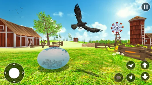 Amazing Crow Sim Bird Games screenshot 5