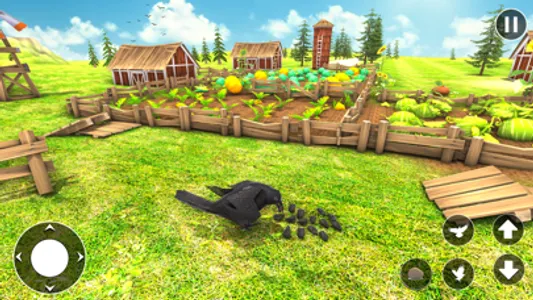 Amazing Crow Sim Bird Games screenshot 6