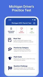 MI DMV Driver's License Test screenshot 0