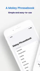 Malay Phrasebook screenshot 0