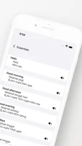 Malay Phrasebook screenshot 1