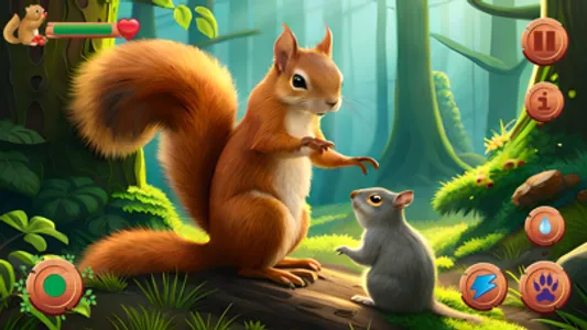 Flying Squirrel Animal Game 3D screenshot 0