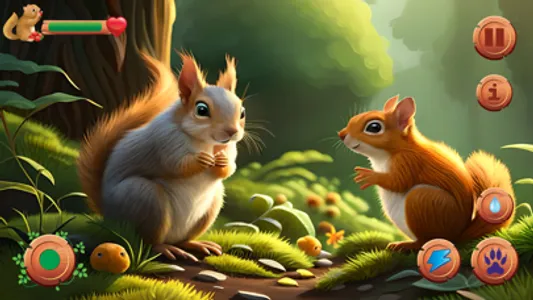 Flying Squirrel Animal Game 3D screenshot 1