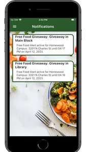 Food Alert On Campus screenshot 3