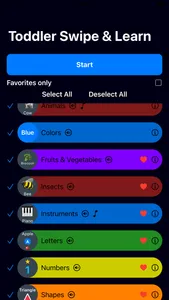 Toddler Swipe and Learn screenshot 2