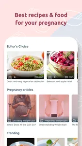 Pregnancy Diet: Recipes, Guide screenshot 0