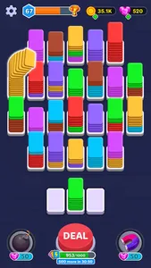 Card Shuffle: Color Sorting 3D screenshot 3