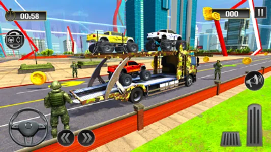 Army vehicle Transporter Games screenshot 1