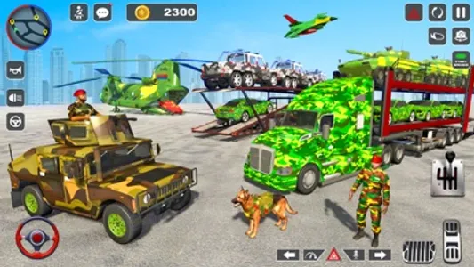 Army vehicle Transporter Games screenshot 5